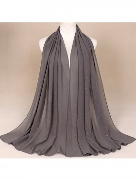 Sparkle Solid Colour Fashion Scarf